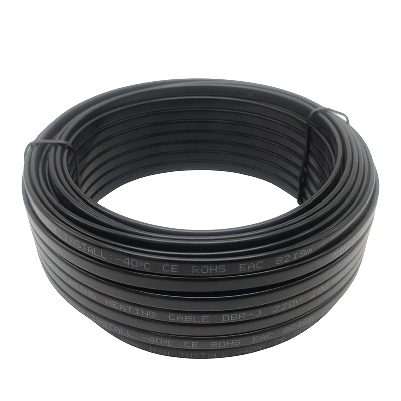 Heating Cable with EU Plug Power Cord Self Regulating Heating Cable for Water Pipe Freeze Protection Pets Heating Element MINCO