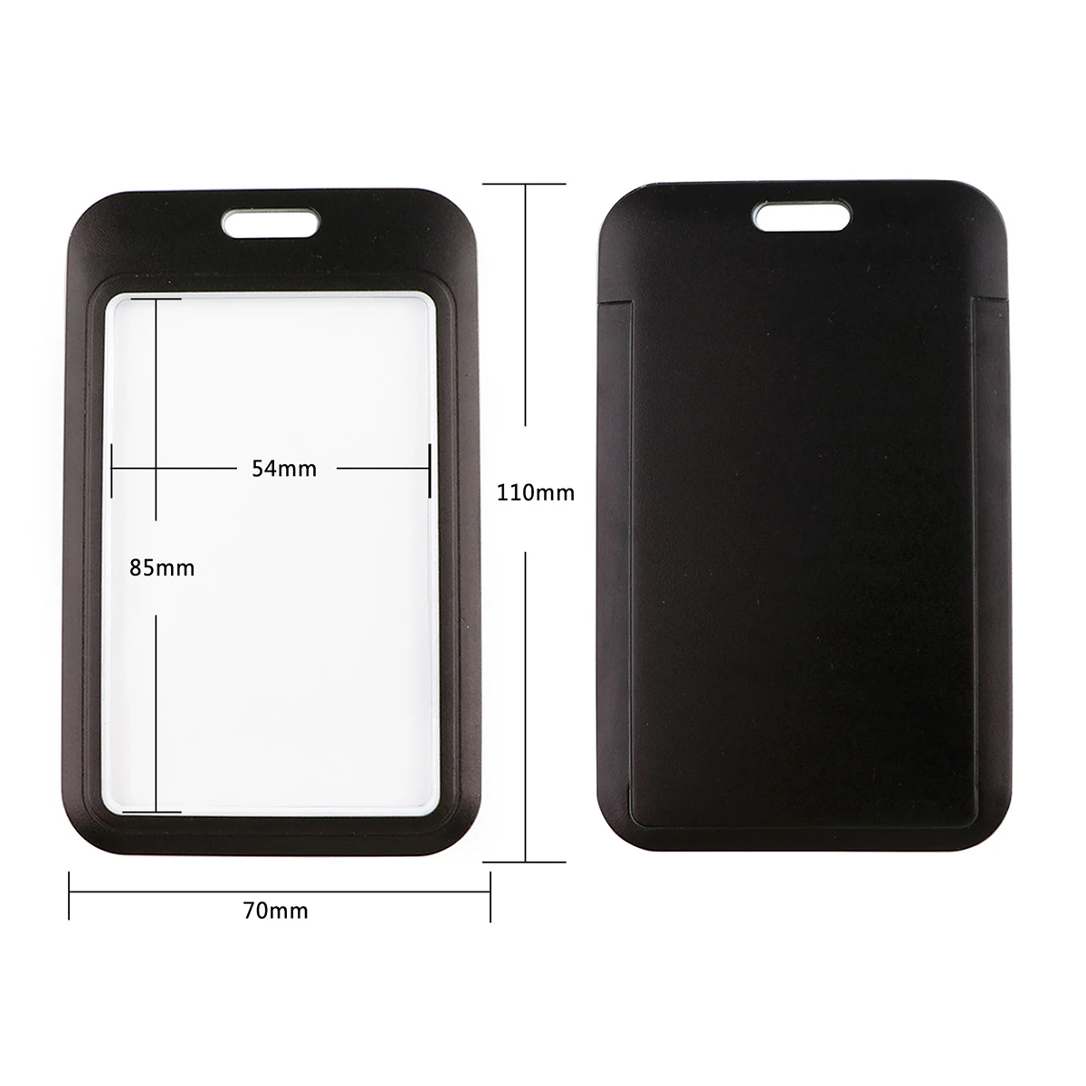 Pure Black Lanyards for Keys Multi-function Cell Phone Straps ID Card Keychain Lanyard Neck Strap Phone Accessories
