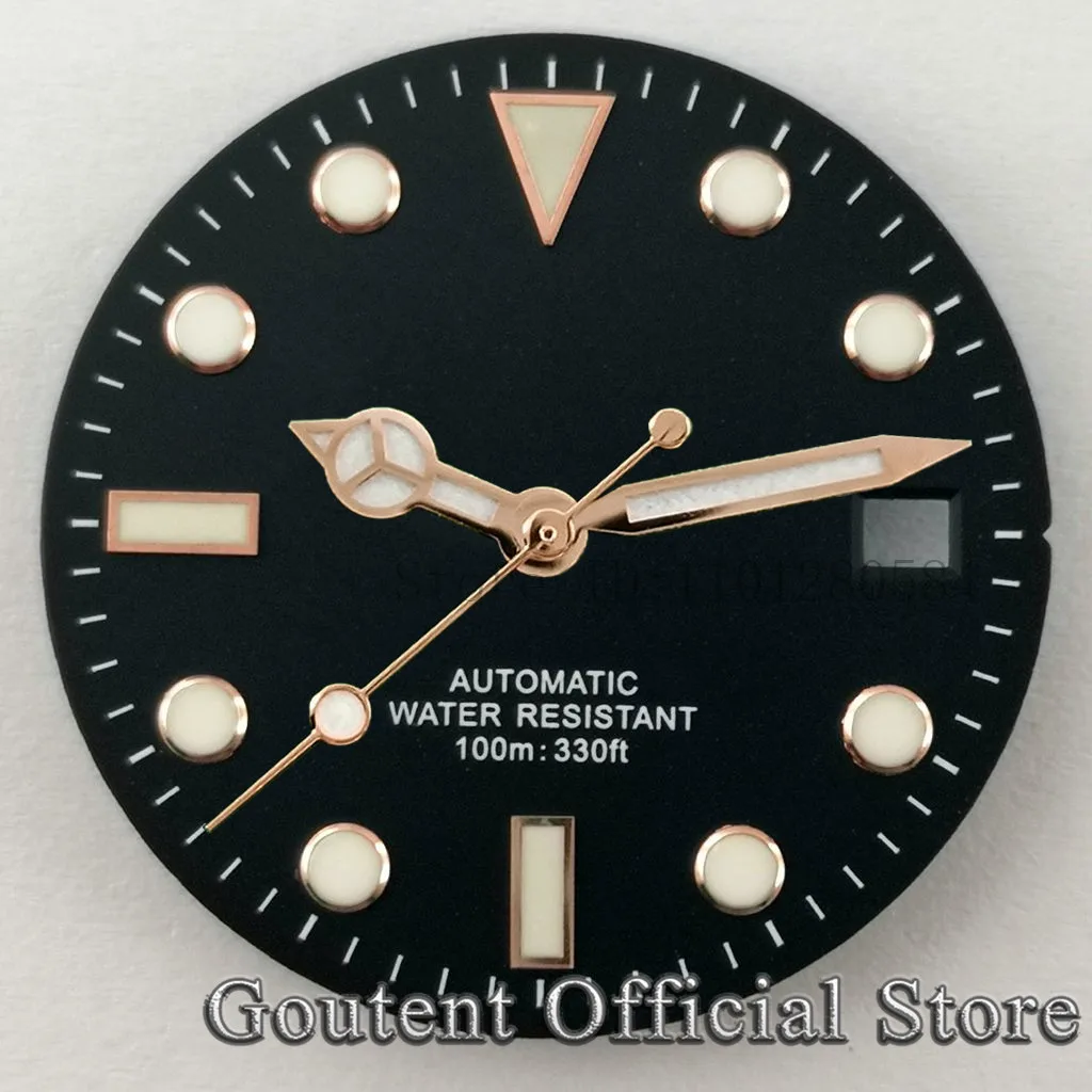 Goutent 28.5mm Sterile Watch Dial Hands For NH35/NH35A ETA2824/2836 Miyota 8205/8215/821A DG2813/3804 Movement Watch Face