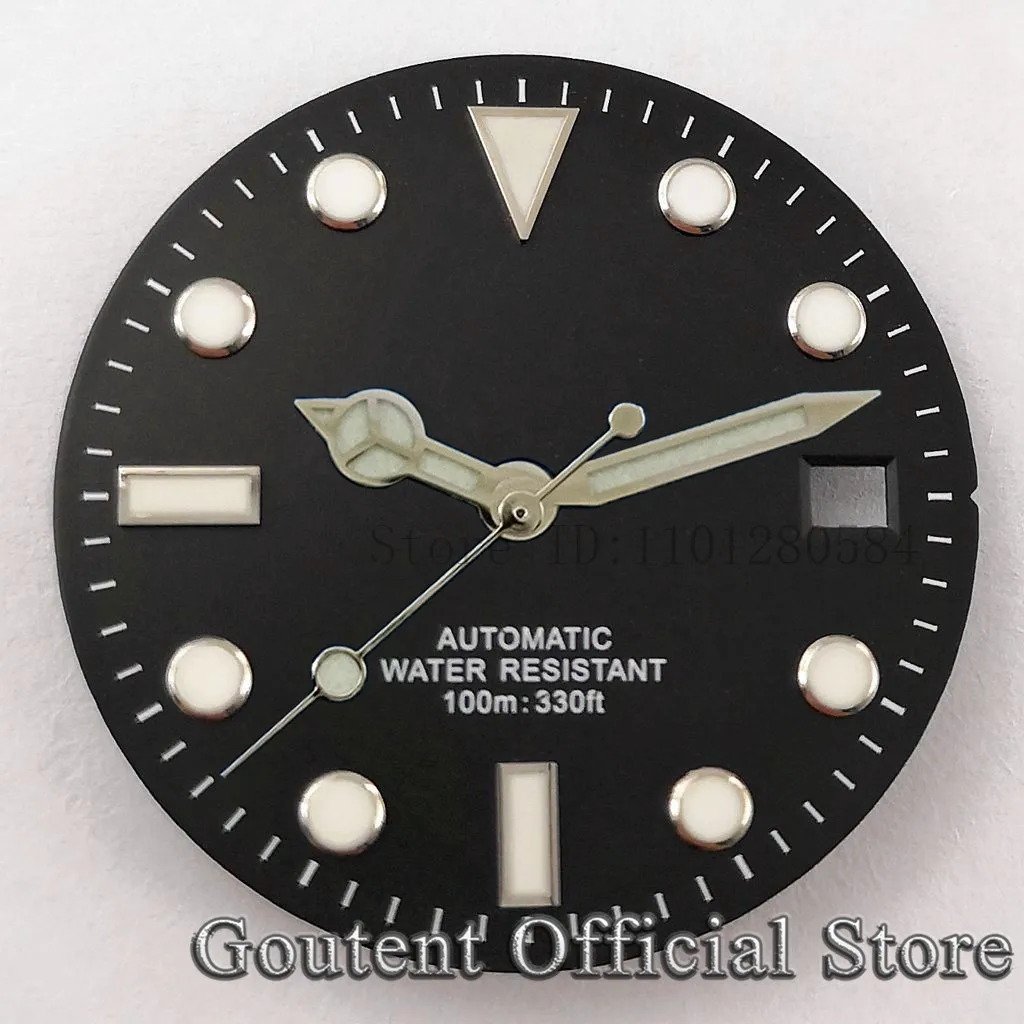 Goutent 28.5mm Sterile Watch Dial Hands For NH35/NH35A ETA2824/2836 Miyota 8205/8215/821A DG2813/3804 Movement Watch Face