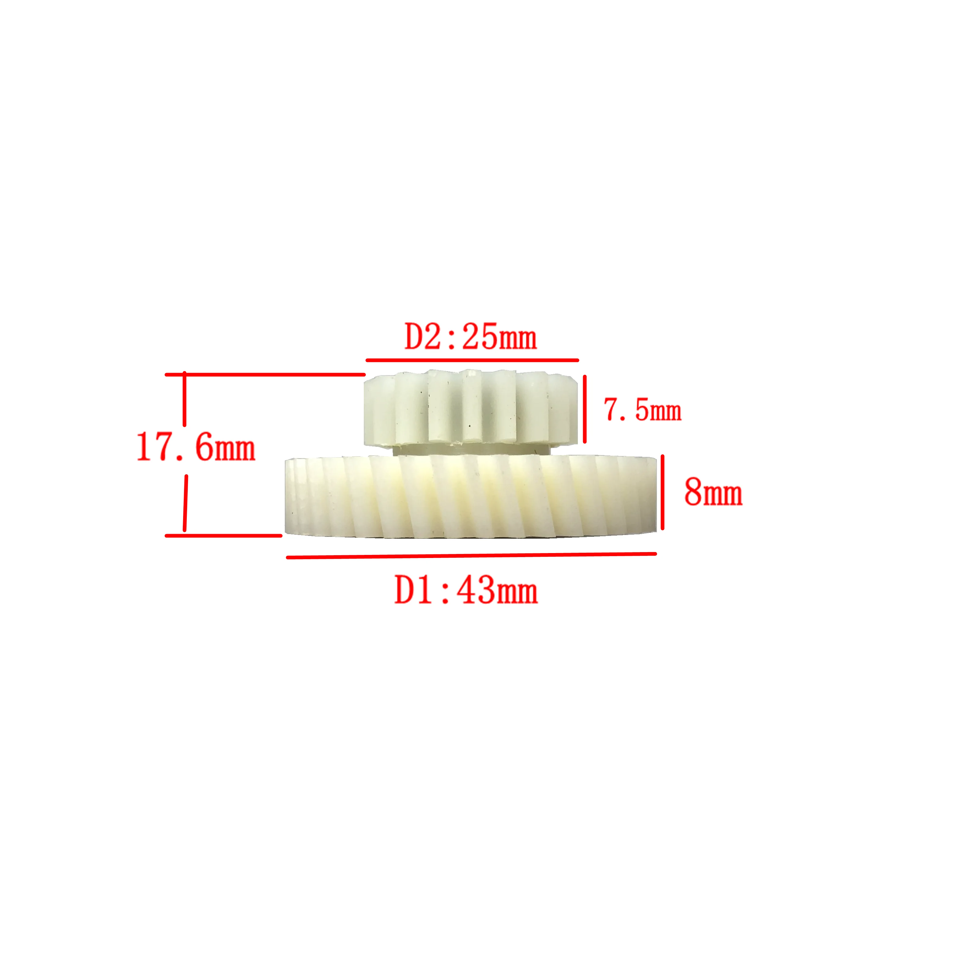 AKM 95RX Motor Clutch Assembly with Nylon Gear Set Spare Part for Aikema Helical Geared Hub Motor Replacement V1 and V2