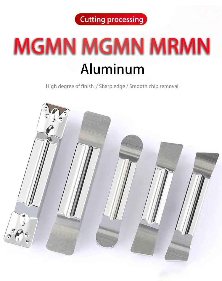 Kakarot Aluminum Insert MGMN150-G MGMN200-G MGMN250-G MGMN300-M MGMN400-M MGNMN500-M Turning Tools For Grooving Insert CNC Lathe