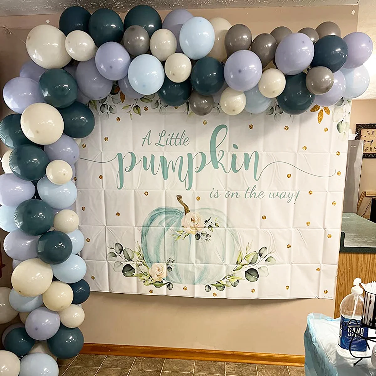 5/10/12/18inch Dusty Blue Balloons Retro Matte Haze Gray Baby Blue Balloons for Birthday Wedding Party Baptism Baby Shower Decor
