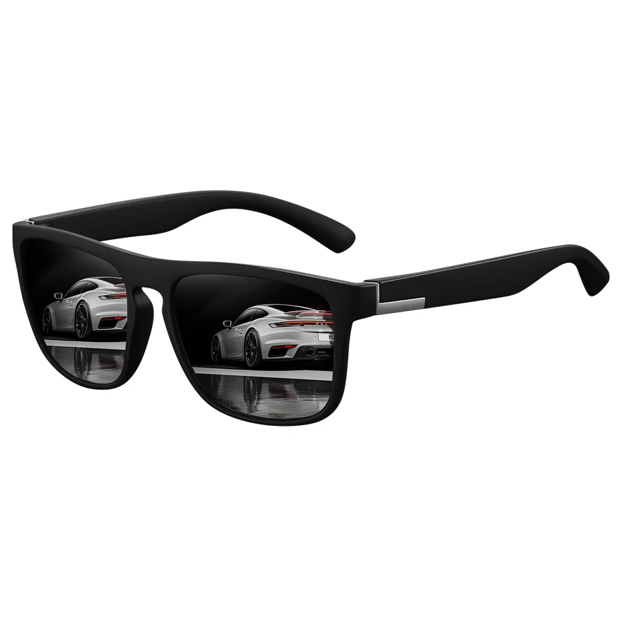 Fashion Square Vintage Sunglasses Men Women Retro Driving Fishing Luxury Brand Designer Sun Glasses Eyewear