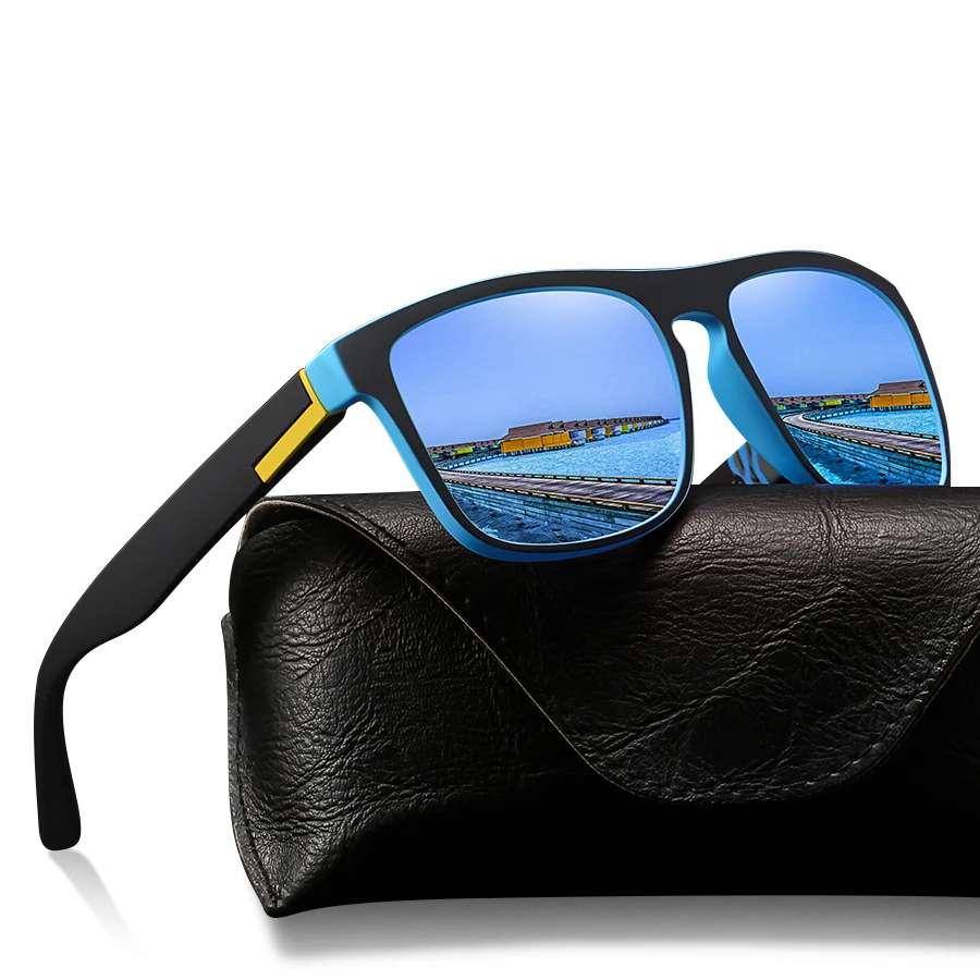 Fashion Square Vintage Sunglasses Men Women Retro Driving Fishing Luxury Brand Designer Sun Glasses Eyewear