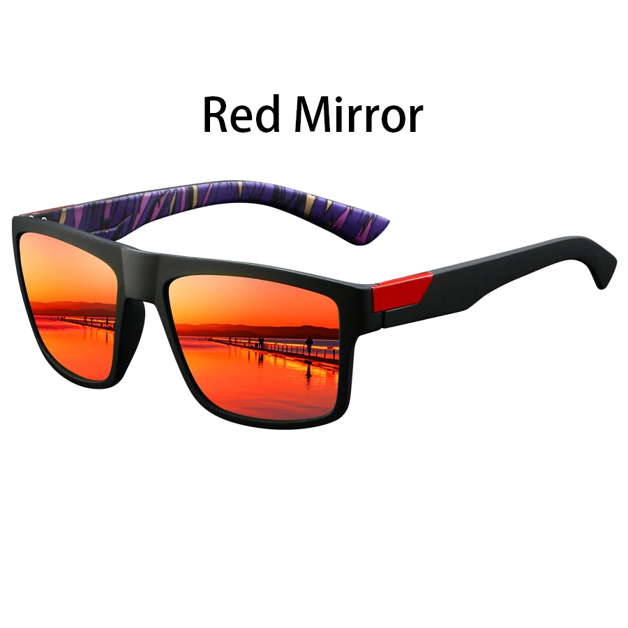 Fashion Square Vintage Sunglasses Men Women Retro Driving Fishing Luxury Brand Designer Sun Glasses Eyewear