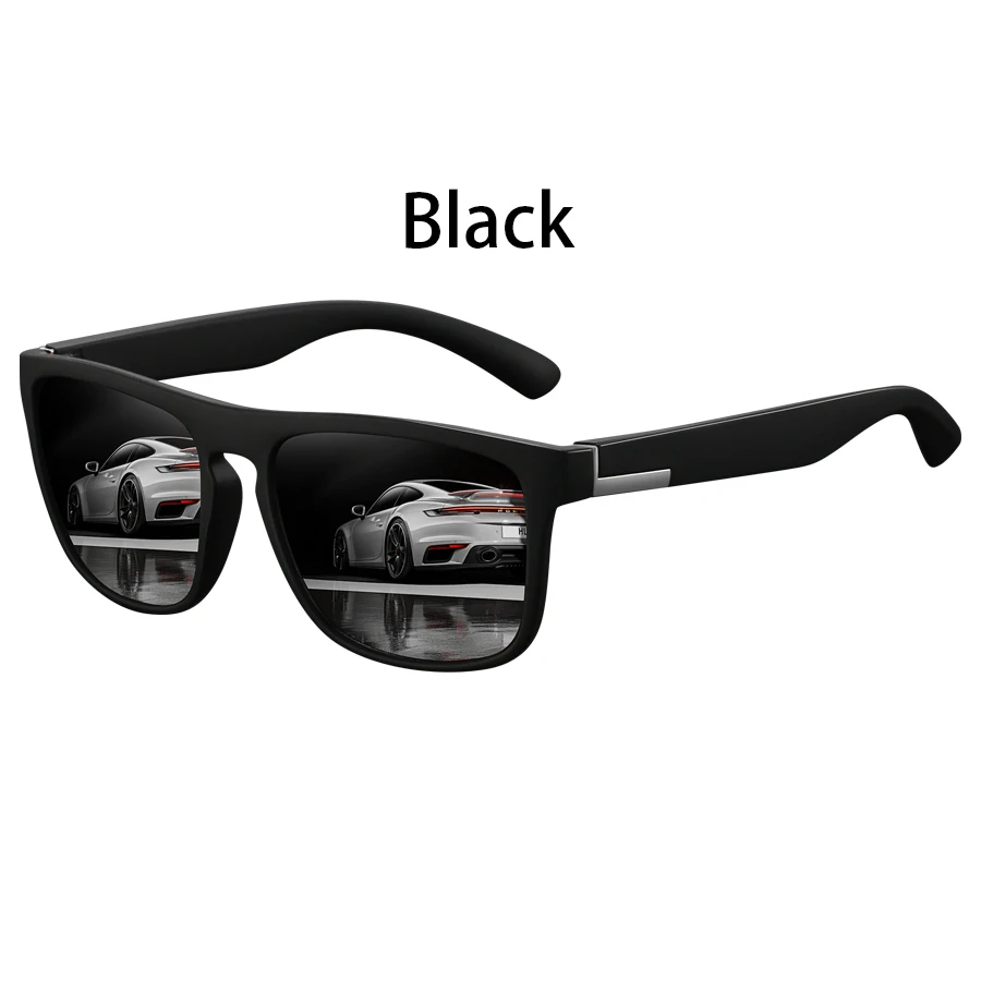 Fashion Square Vintage Sunglasses Men Women Retro Driving Fishing Luxury Brand Designer Sun Glasses Eyewear