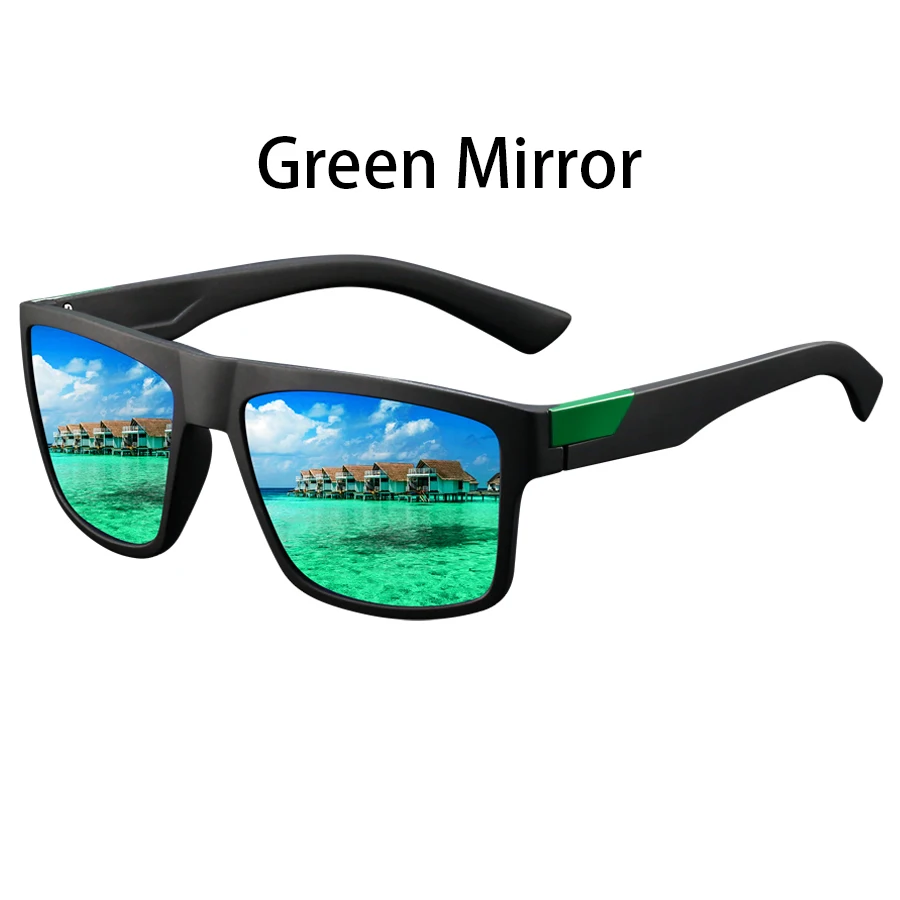 Fashion Square Vintage Sunglasses Men Women Retro Driving Fishing Luxury Brand Designer Sun Glasses Eyewear