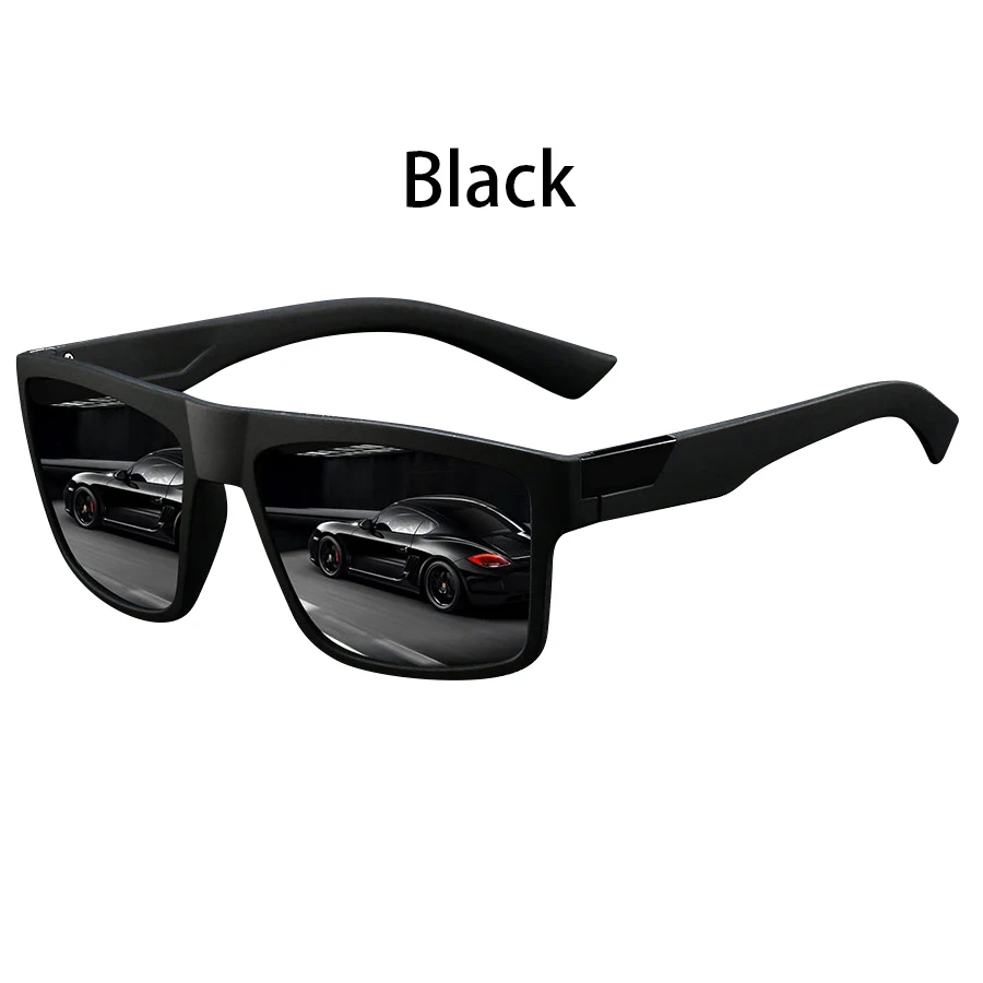 Fashion Square Vintage Sunglasses Men Women Retro Driving Fishing Luxury Brand Designer Sun Glasses Eyewear