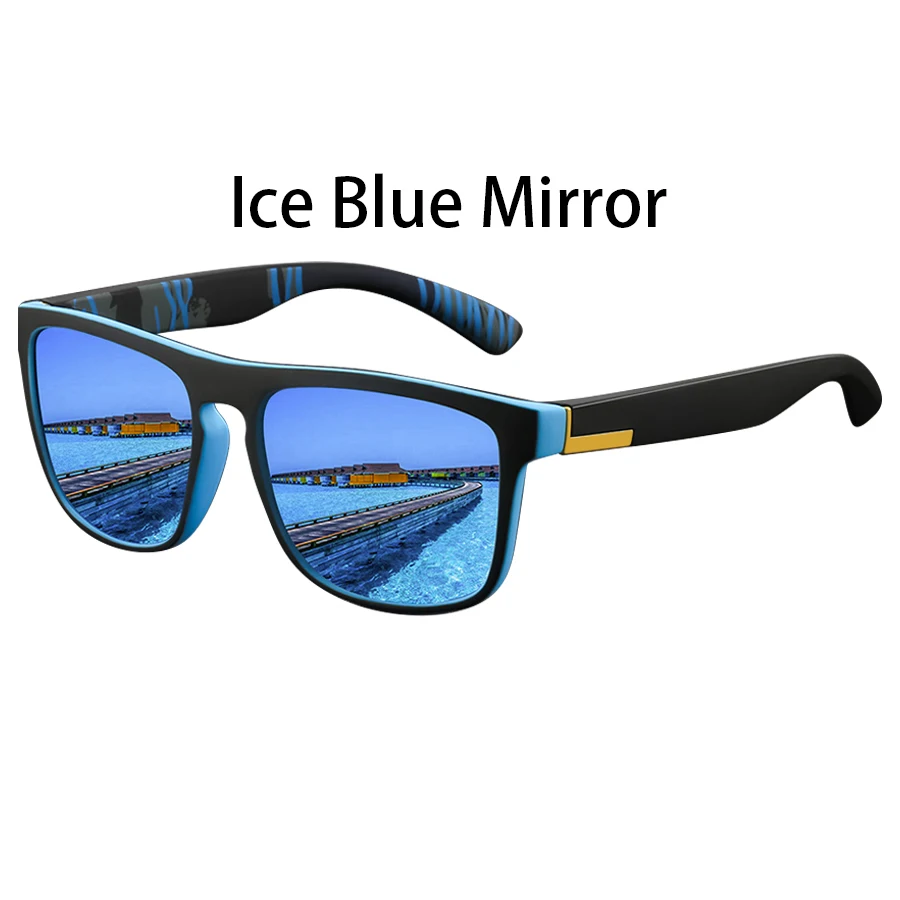 Fashion Square Vintage Sunglasses Men Women Retro Driving Fishing Luxury Brand Designer Sun Glasses Eyewear