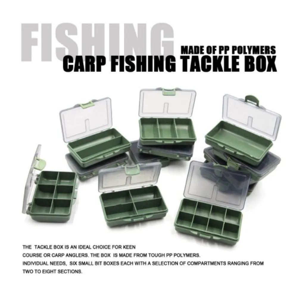 Bait Fishing Box Pp Tackle 1-8 105*65*24mm Box Boxes Carp Compartments Fishing Storage System Durable Hot Sale