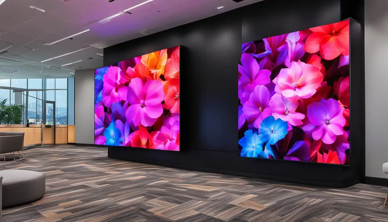Muen P4 LED Screen Panel Module Indoor SMD 256 X 128mm Full Color 64 X 32 Pixels 1 / 16 Scan LED Display Panel Module