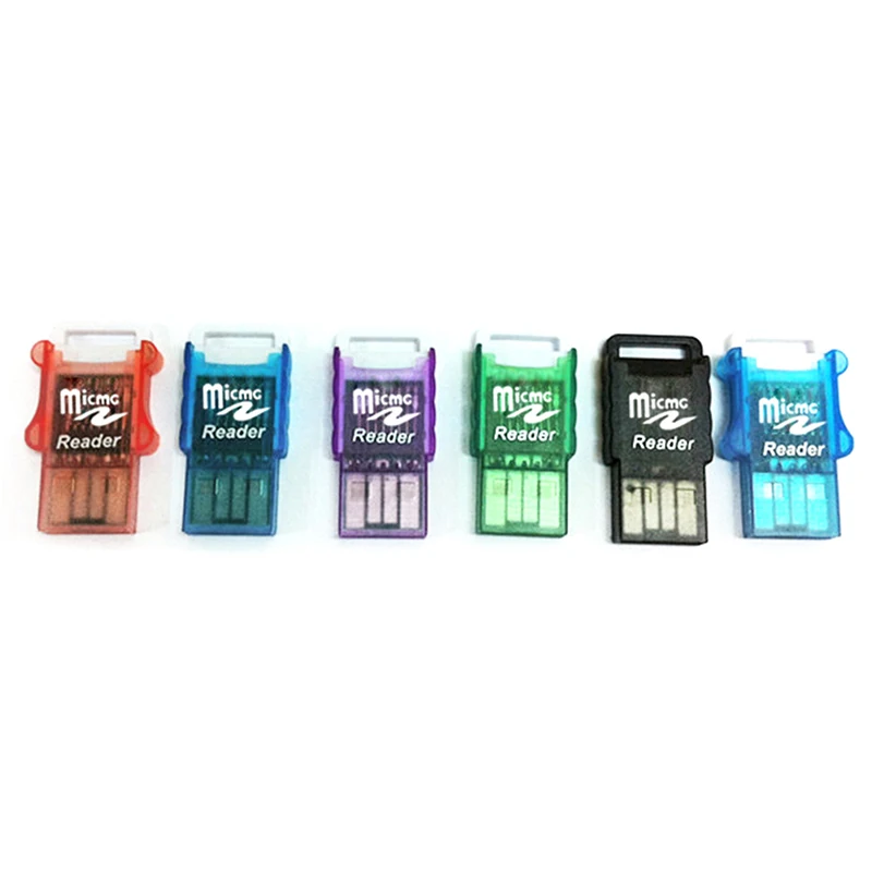 Send Random USB 2.0 Card Reader Micro SD TF Memory Cardreader Adapter For Computer