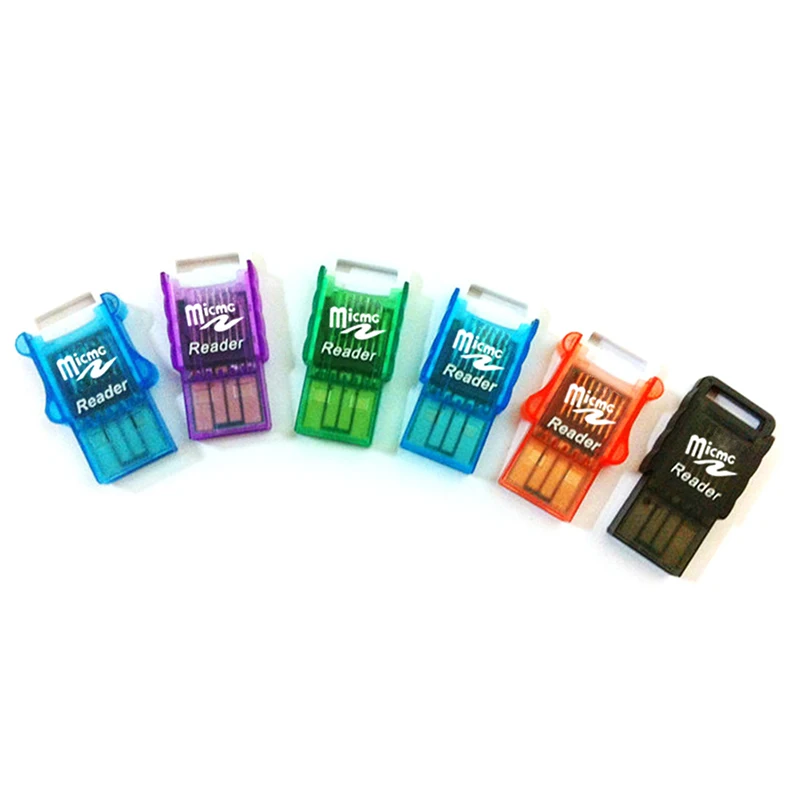 Send Random USB 2.0 Card Reader Micro SD TF Memory Cardreader Adapter For Computer