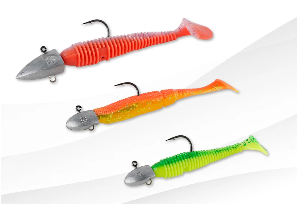 Noeby Dart Jighead Fish Hooks 7g 10g 28g Worm Fishing Lure Hook High Quality Artificial Bait for Bass Fishing Tackle Hook