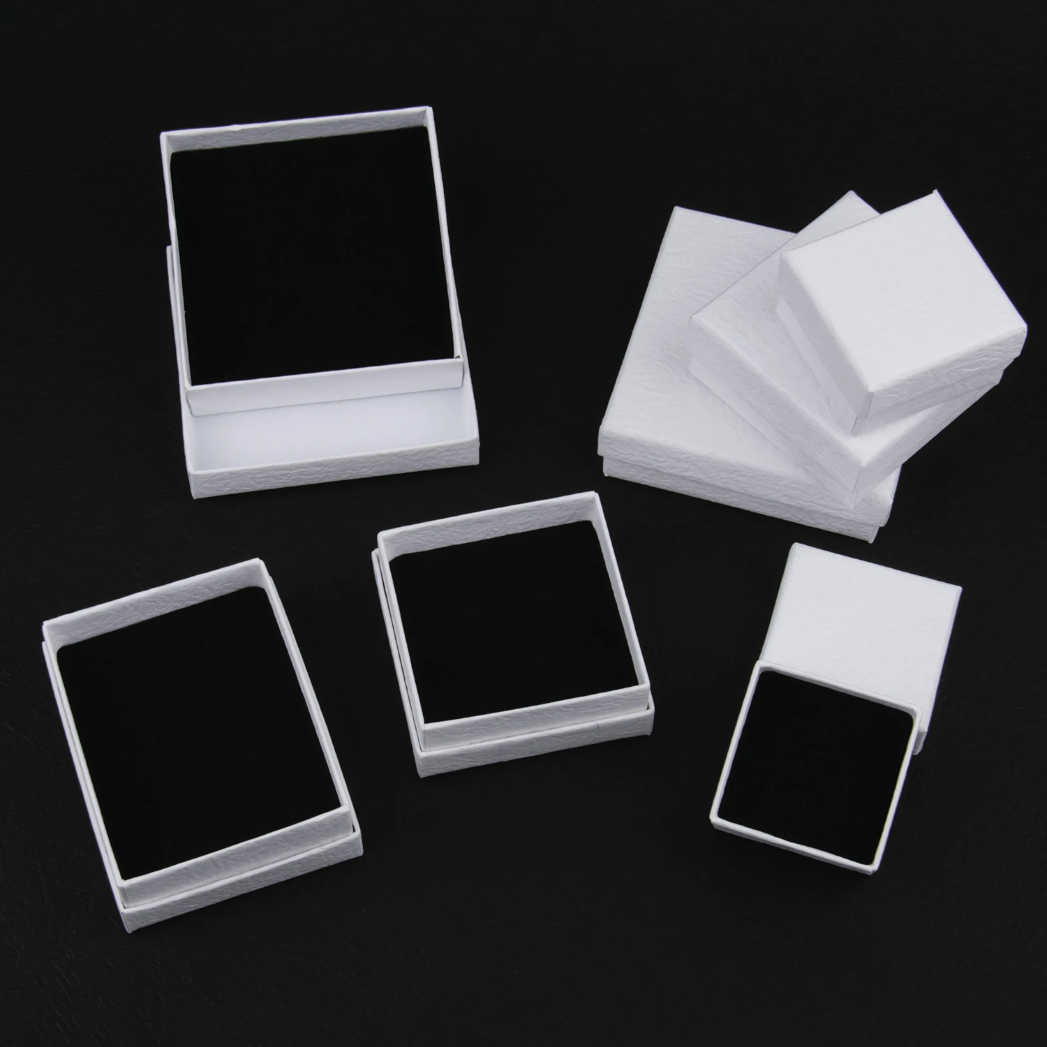 1PCS Frosted White Jewelry Packing Carton Box Handsbag Fashion Holder Packaging Box Jewellery Organizer Storage Gift Box