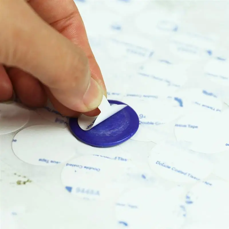 100/10PCS Seal Wax Stamp Stickers Self Adhesive Double Sided Round Circle Discs For Wax Sealing Stamp Candle Wick Making