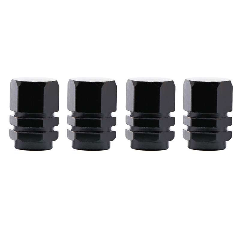 4Pcs Car Tire Valve Cap Aluminum Alloy Waterproof Wheel Air Dust Caps Tyre Rim Stem Covers Air Valve Caps Decor Auto Accessories