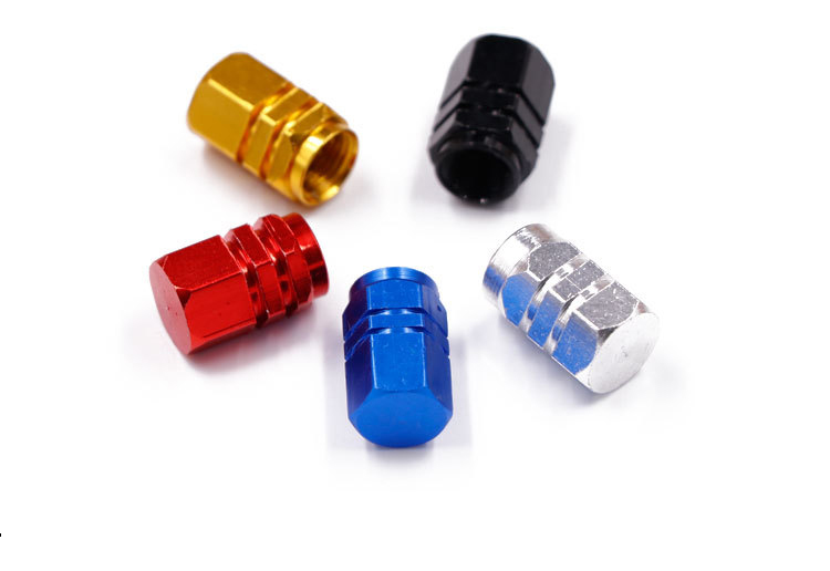 4Pcs Car Tire Valve Cap Aluminum Alloy Waterproof Wheel Air Dust Caps Tyre Rim Stem Covers Air Valve Caps Decor Auto Accessories