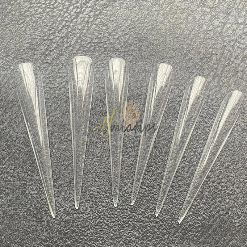 5Xl Extreme Long Stiletto Nails Full Cover Nails Artificial Acrylic False Nail Tips Press on Manicure Tool Accessories