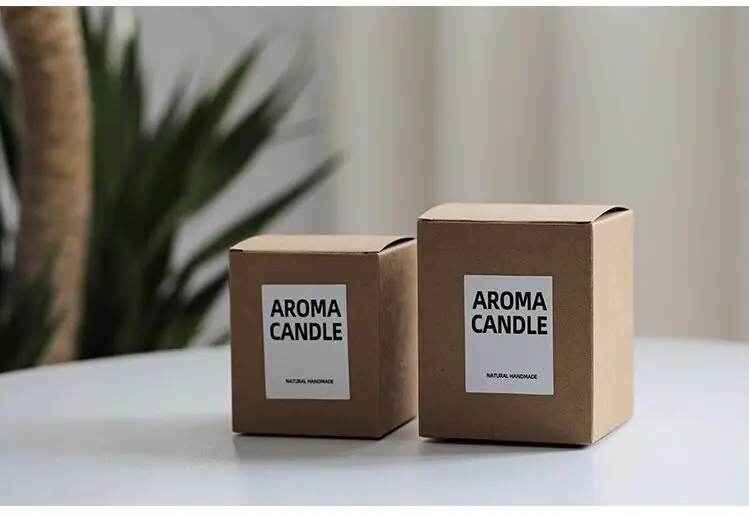 Kraft Paper Box Candle Lipstick Perfume Cosmetics Cake Candy Gift Packaging Wedding Birthday Party Favor DIY Biscuit Baking DIY