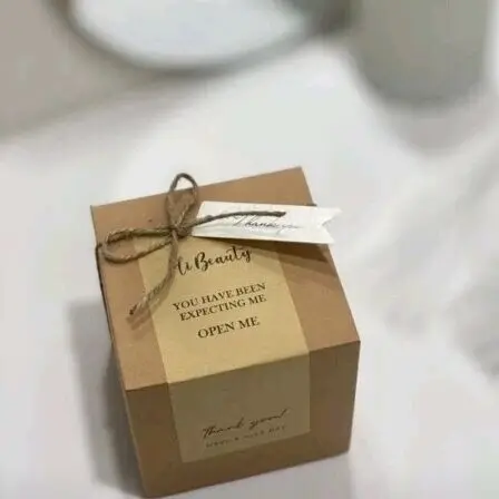 Kraft Paper Box Candle Lipstick Perfume Cosmetics Cake Candy Gift Packaging Wedding Birthday Party Favor DIY Biscuit Baking DIY