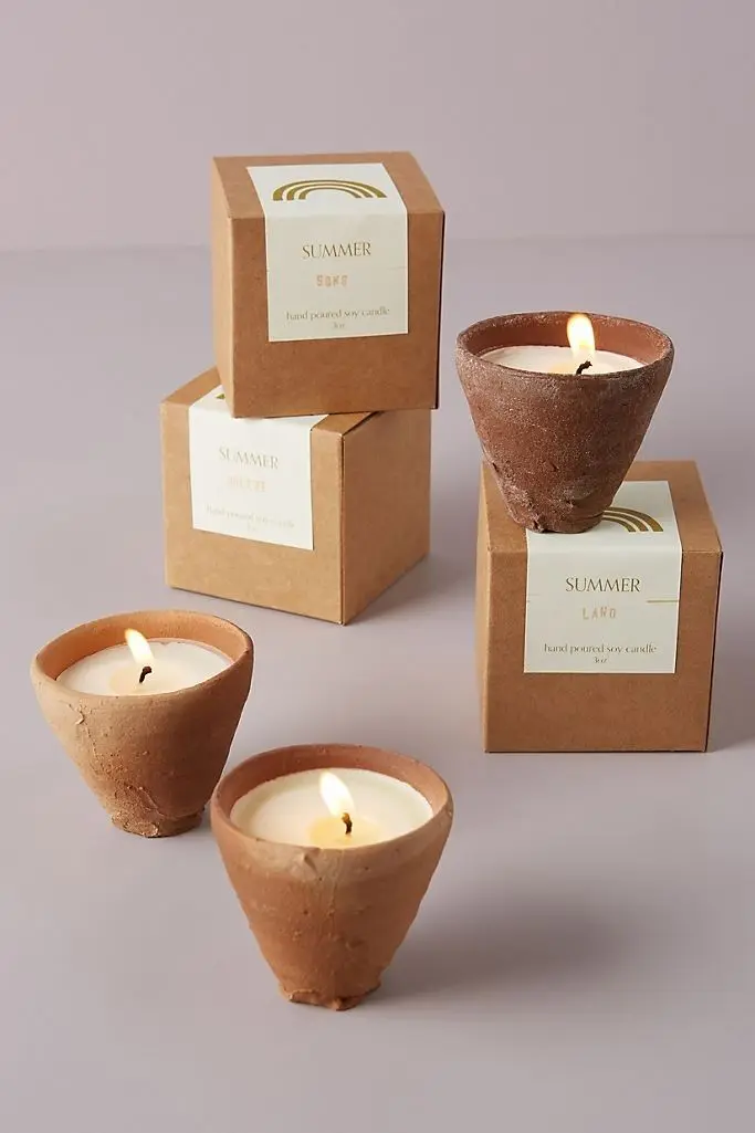 Kraft Paper Box Candle Lipstick Perfume Cosmetics Cake Candy Gift Packaging Wedding Birthday Party Favor DIY Biscuit Baking DIY