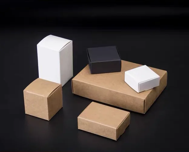 Kraft Paper Box Candle Lipstick Perfume Cosmetics Cake Candy Gift Packaging Wedding Birthday Party Favor DIY Biscuit Baking DIY