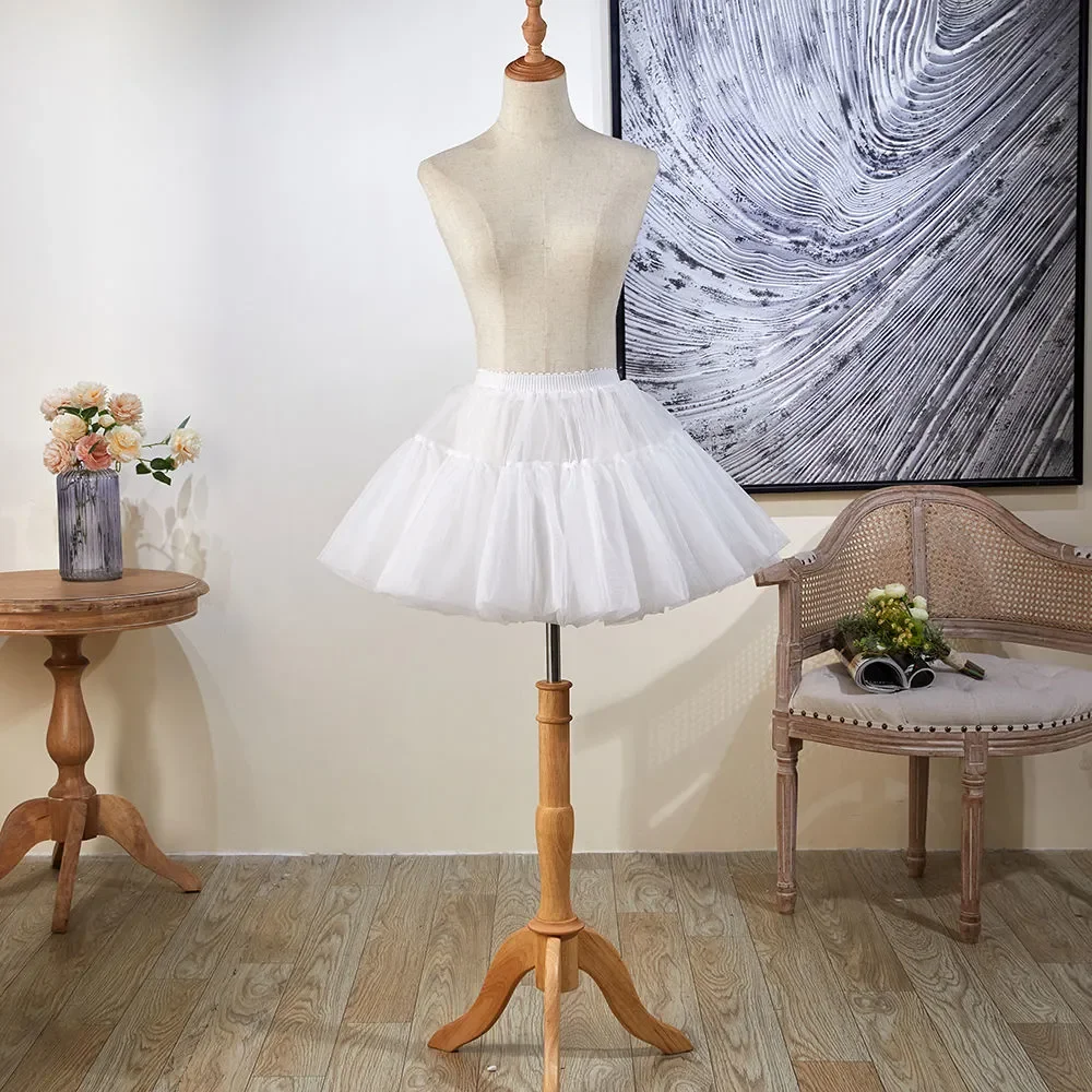 35Cm Underskirt Black Petticoat Lolita Soft Yarn Boneless Skirt Support Daily Cosplay Violence Carmen Soft Korea Japan