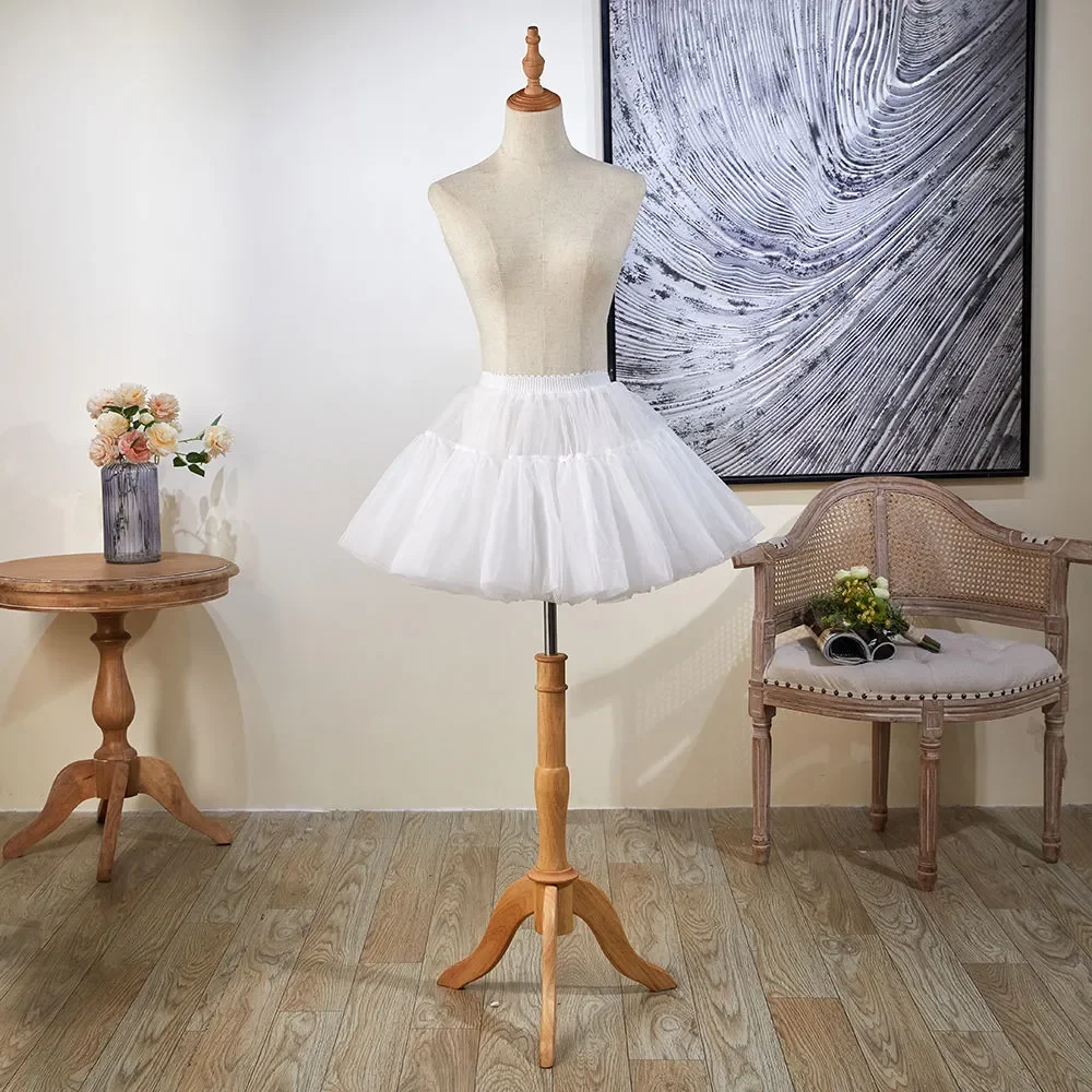 35Cm Underskirt Black Petticoat Lolita Soft Yarn Boneless Skirt Support Daily Cosplay Violence Carmen Soft Korea Japan
