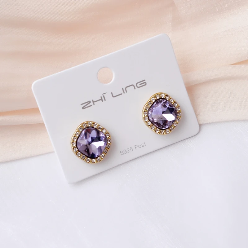 New Irregular Mussel Stud Earrings Women Unique Personality Small Flower Leaf Pearl Heart Earrings Wedding Jewelry Birthday Gift
