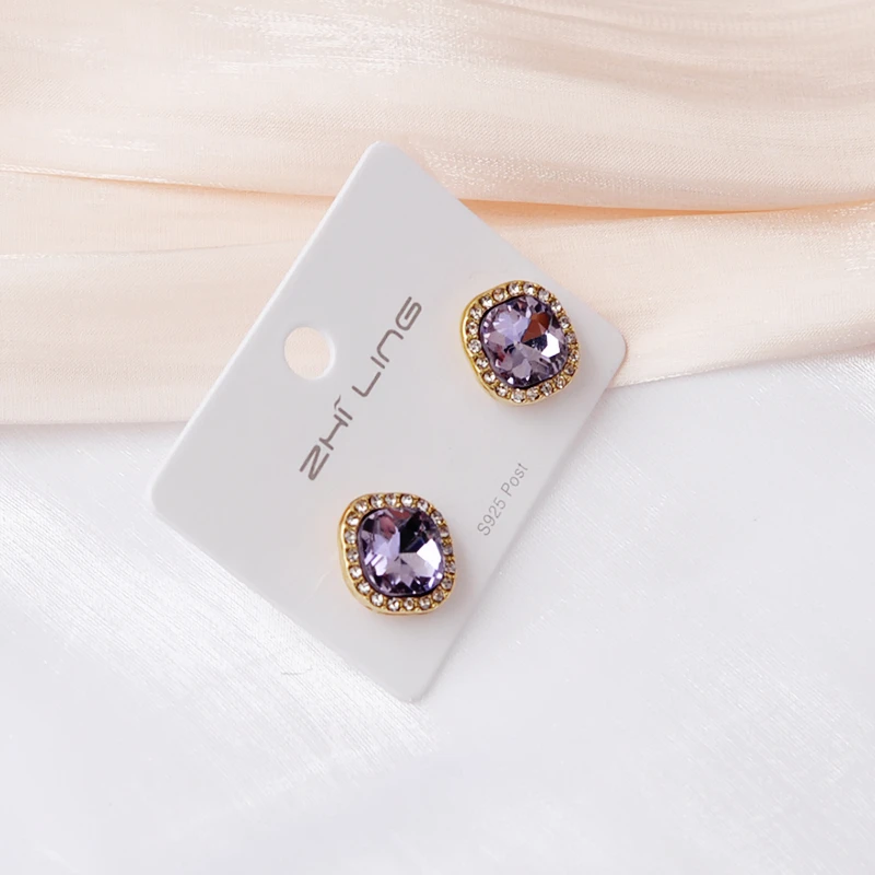 New Irregular Mussel Stud Earrings Women Unique Personality Small Flower Leaf Pearl Heart Earrings Wedding Jewelry Birthday Gift