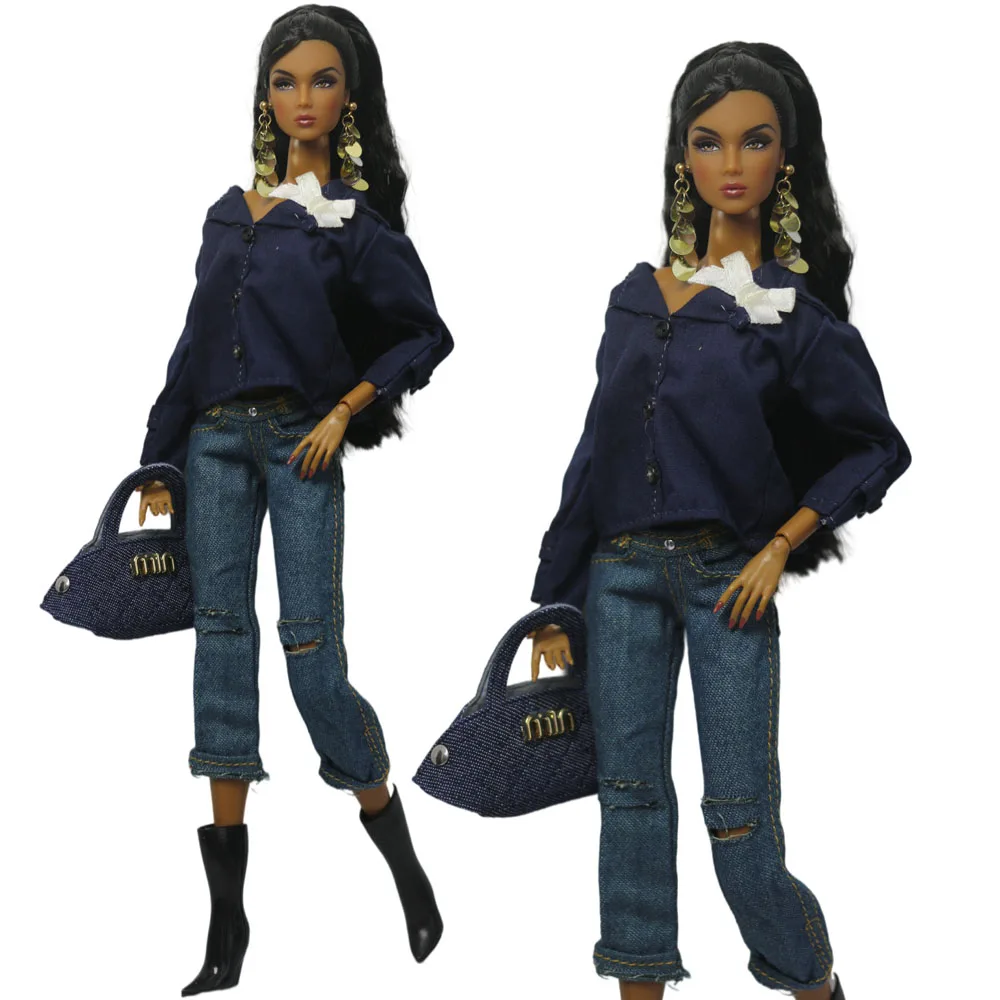 1 Set Doll Clothes 1:6 Scale Dress Outfit for 11.5 Inch 30cm Doll Many Style for Choice Gifts for Girls Doll Accessories #6