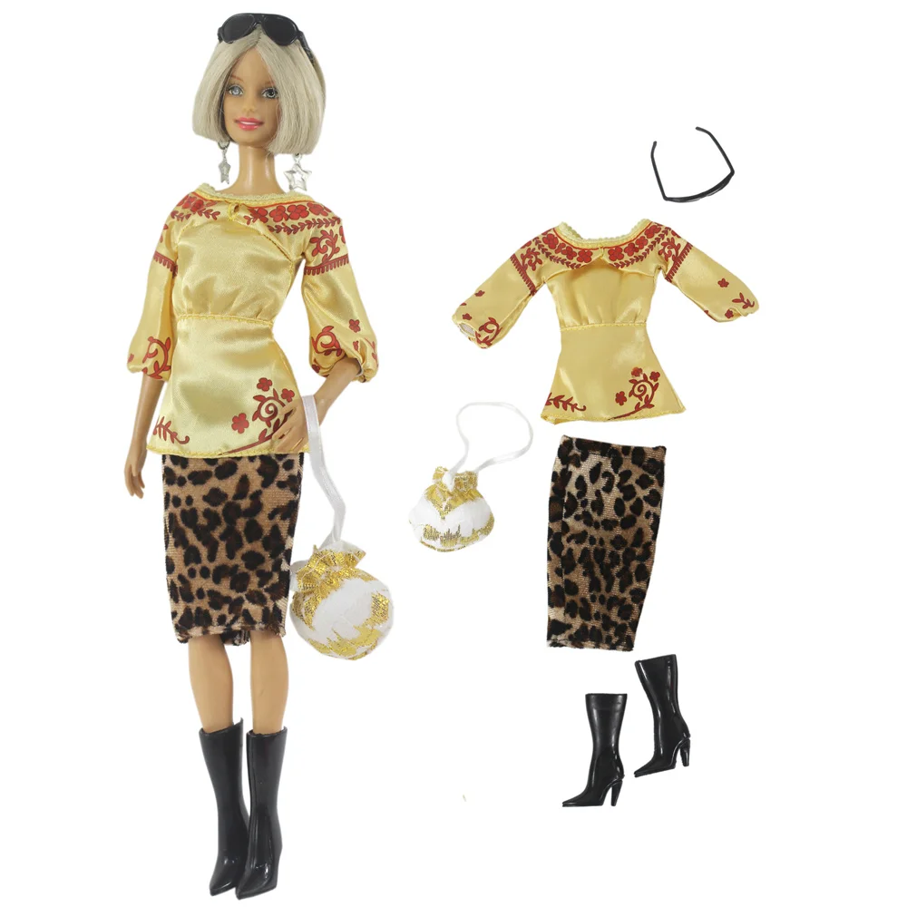 1 Set Doll Clothes 1:6 Scale Dress Outfit for 11.5 Inch 30cm Doll Many Style for Choice Gifts for Girls Doll Accessories #6