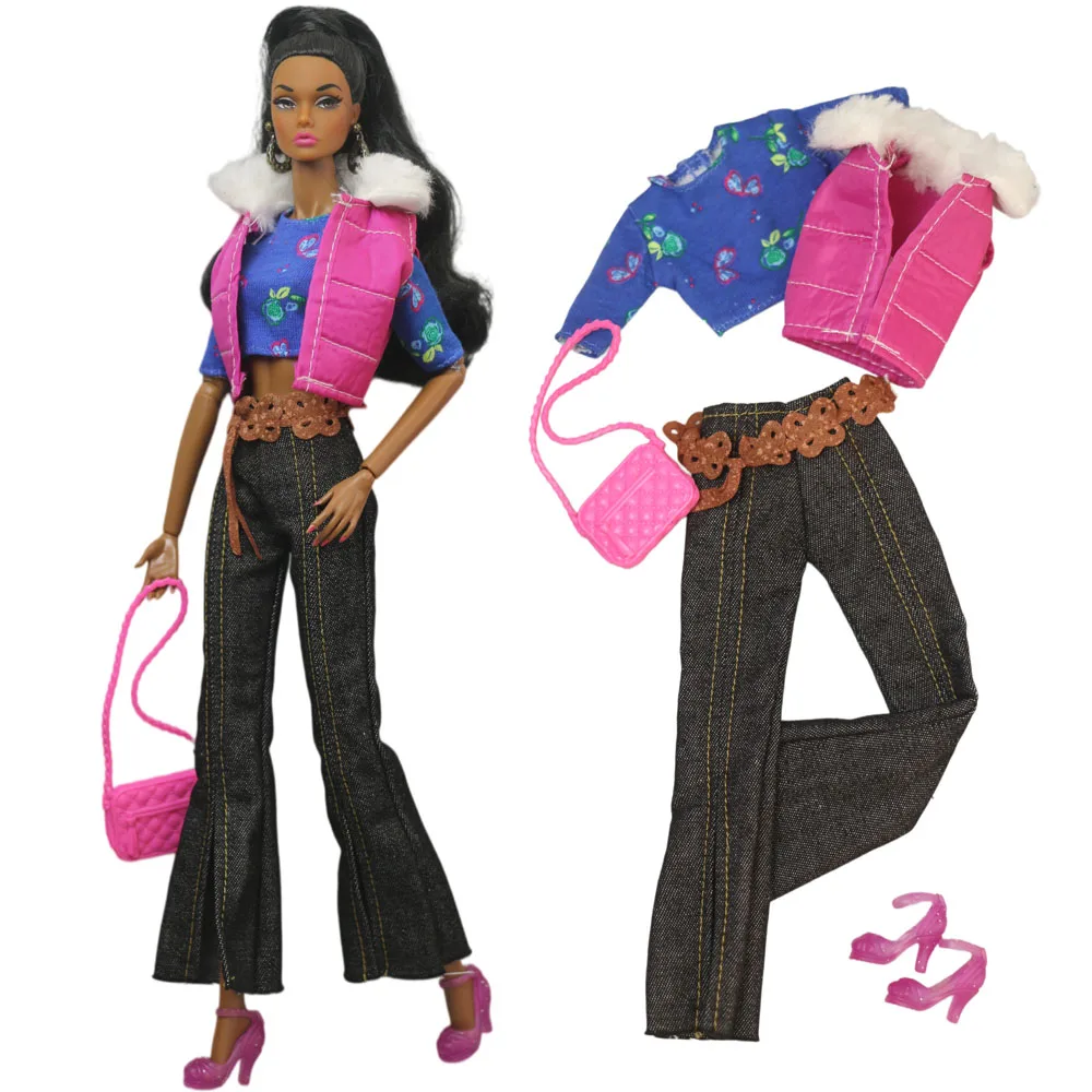1 Set Doll Clothes 1:6 Scale Dress Outfit for 11.5 Inch 30cm Doll Many Style for Choice Gifts for Girls Doll Accessories #6