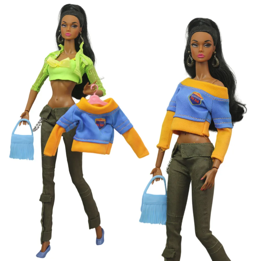 1 Set Doll Clothes 1:6 Scale Dress Outfit for 11.5 Inch 30cm Doll Many Style for Choice Gifts for Girls Doll Accessories #6