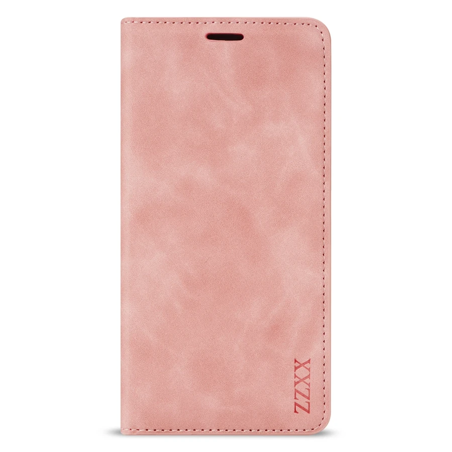 Wallet Skin Friendly Magnetic Flip With Card Slot Leather Case For iPhone Air 17 Pro Max 16e 16 15 Plus 14 13 12 11 XR Cover