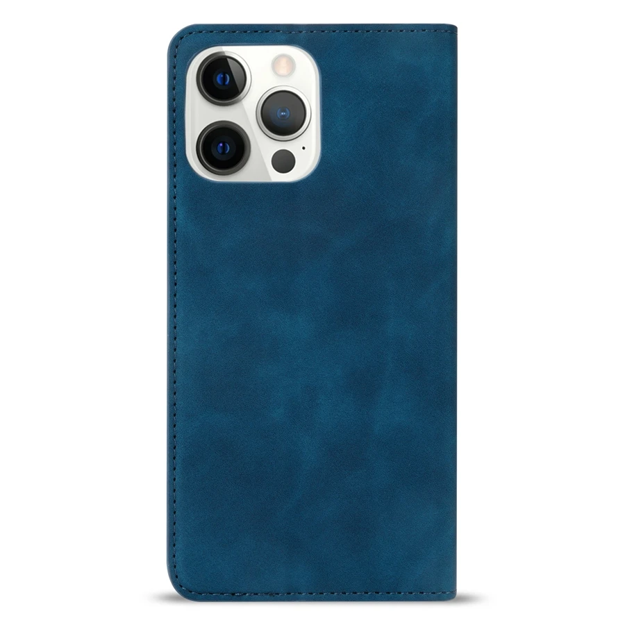 Wallet Skin Friendly Magnetic Flip With Card Slot Leather Case For iPhone Air 17 Pro Max 16e 16 15 Plus 14 13 12 11 XR Cover