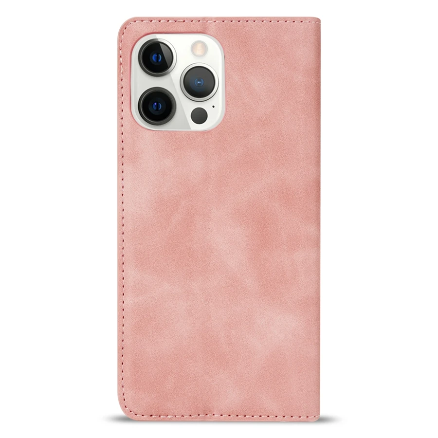 Wallet Skin Friendly Magnetic Flip With Card Slot Leather Case For iPhone Air 17 Pro Max 16e 16 15 Plus 14 13 12 11 XR Cover