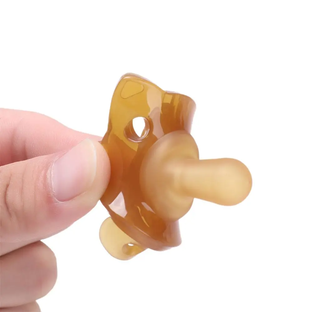 Lovely Newborn Baby Orthodontic Dummy Pacifier Transparent Infant Kids Food Grade Safety Silicone Teat Nipple Soother Pacifier