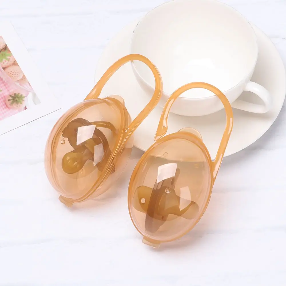 Lovely Newborn Baby Orthodontic Dummy Pacifier Transparent Infant Kids Food Grade Safety Silicone Teat Nipple Soother Pacifier