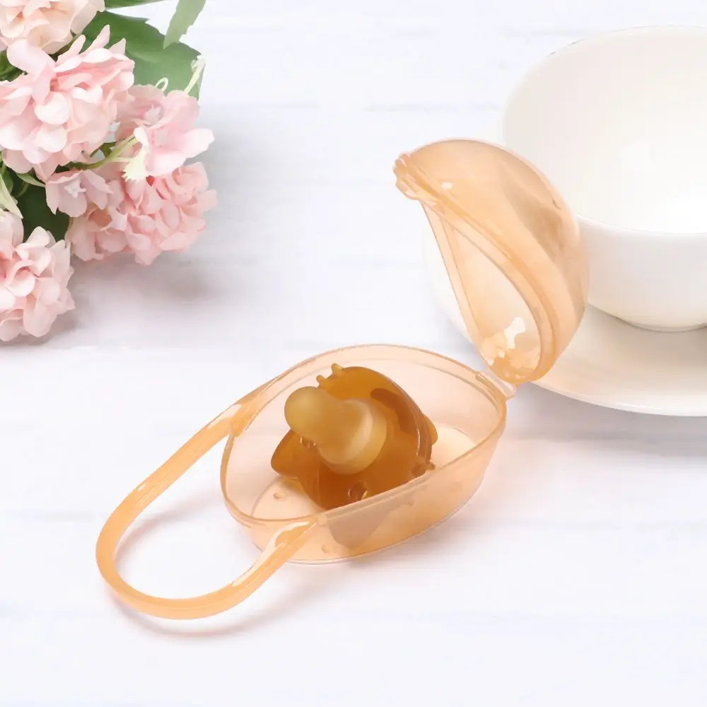 Lovely Newborn Baby Orthodontic Dummy Pacifier Transparent Infant Kids Food Grade Safety Silicone Teat Nipple Soother Pacifier