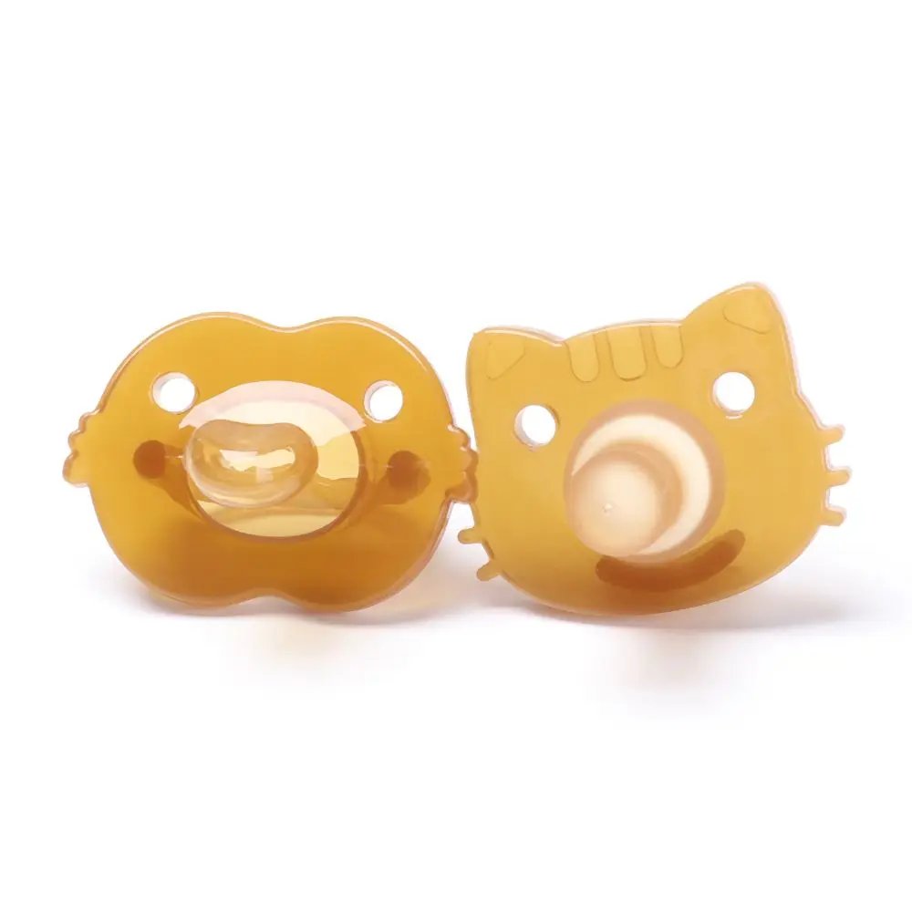Lovely Newborn Baby Orthodontic Dummy Pacifier Transparent Infant Kids Food Grade Safety Silicone Teat Nipple Soother Pacifier