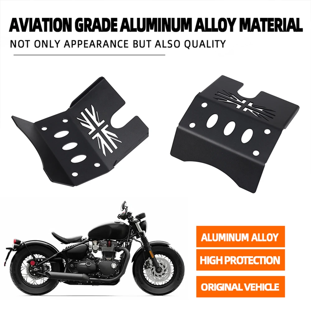 For TRIUMPH Bonneville Bobber Motorcycle Accessories Engine Protection Cover Chassis Under Guard Skid Plate Belly Pan Protector