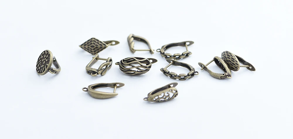 New Trendy Antique Bronze Hook Earrings Accessories Fashion Jewelry For Women  Making DIY Handmade Earrings Clasps Eawires