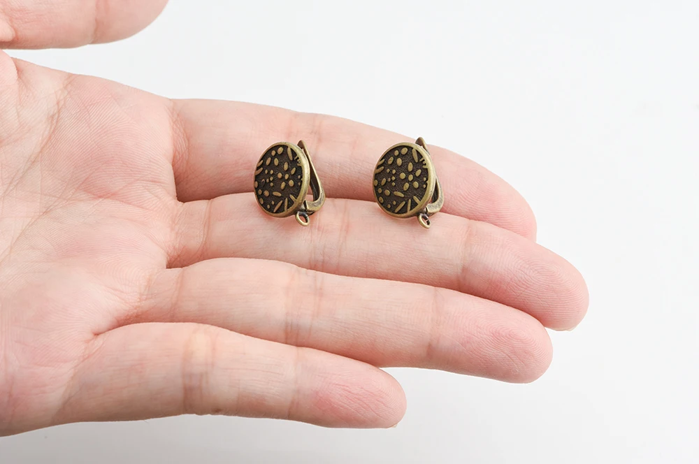New Trendy Antique Bronze Hook Earrings Accessories Fashion Jewelry For Women  Making DIY Handmade Earrings Clasps Eawires