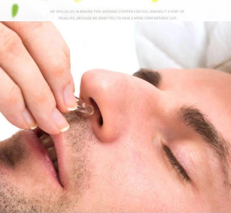 Anti Snoring Device Silicone Nose Clip Magnetic Sleep Tray Aid Improve Sleeping Easy Breathe Apnea Guard Night Devices