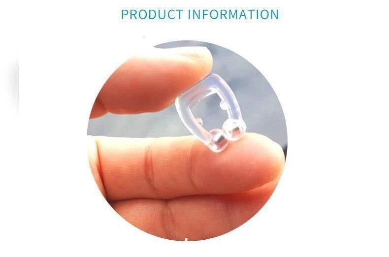 Anti Snoring Device Silicone Nose Clip Magnetic Sleep Tray Aid Improve Sleeping Easy Breathe Apnea Guard Night Devices