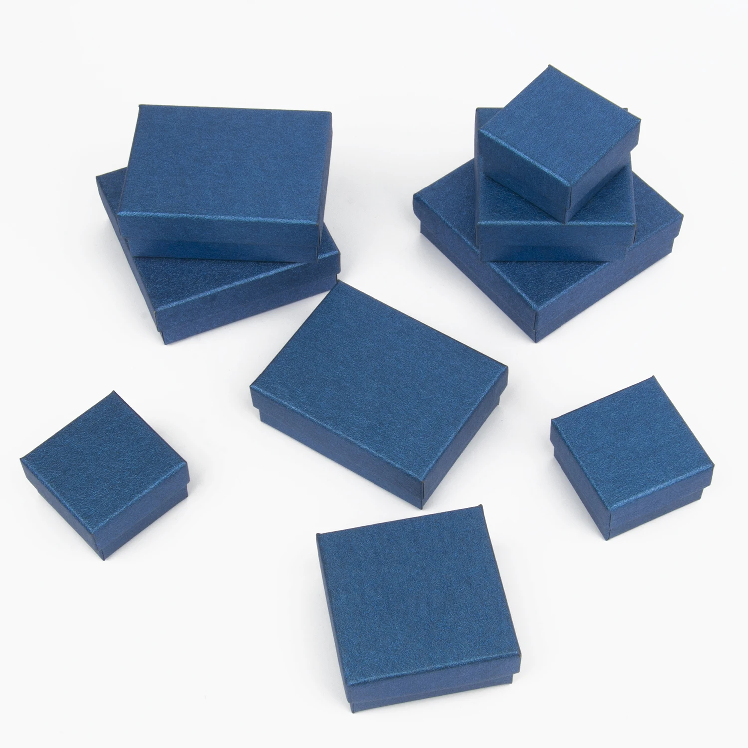 1Pcs Royalblue Jewelry Set Gift Box Necklace Bracelet Storage Box Organizer Highly Sponge Jewelry Display Gift Packaging Boxes