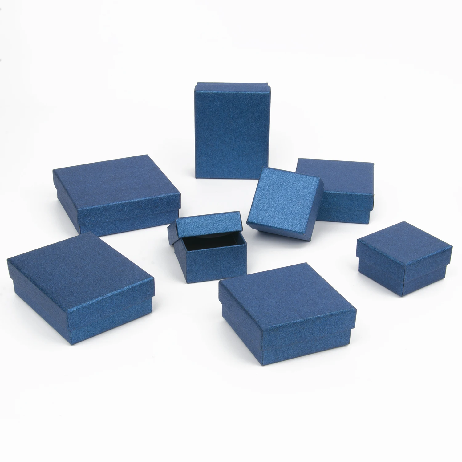 1Pcs Royalblue Jewelry Set Gift Box Necklace Bracelet Storage Box Organizer Highly Sponge Jewelry Display Gift Packaging Boxes